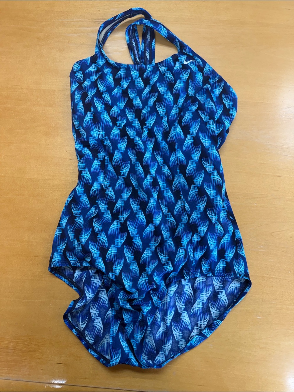 Nike Women's Hydrastrong Pool Lanes racerback swimsuit Size 12